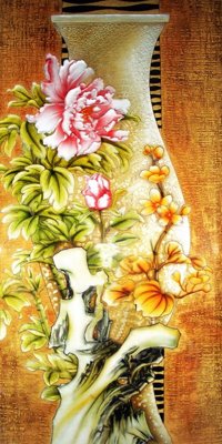 Tải file File tranh đứng lối vào TD2867 (gốc) làm tranh treo tường