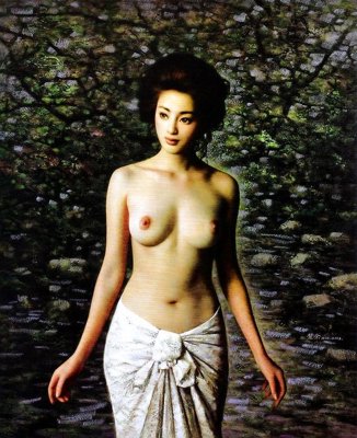 File gốc File tranh đứng lối vào TD3077 (ảnh rõ nét) để in