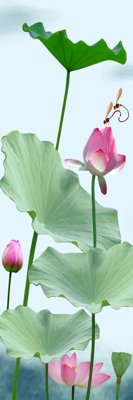 Tệp tin gốc File tranh đứng lối vào TD3134 (dùng cho in ấn) chuyên nghiệp