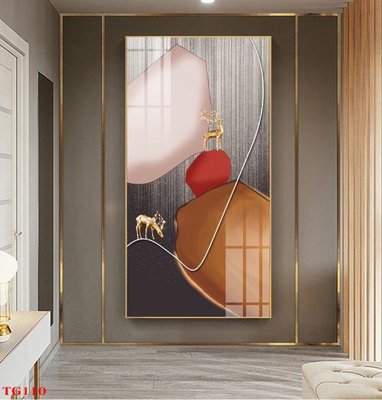 File in trần File tranh bộ in tráng gương hiện đại TG110 (file gốc) xuyên sáng