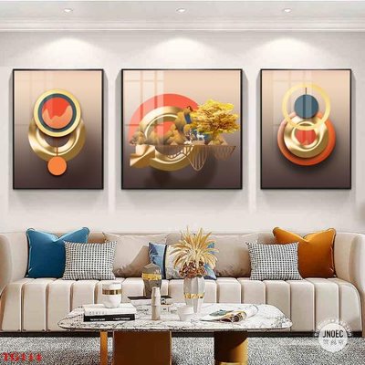 Ảnh gốc File tranh bộ in tráng gương hiện đại TG114 (nét căng) in mica