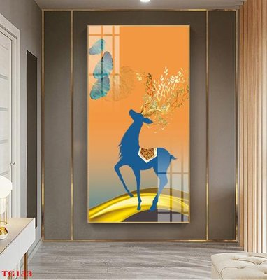 File gốc File tranh bộ in tráng gương hiện đại TG133 (in ấn) màu sắc trung thực