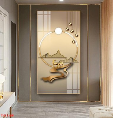 Download file File tranh bộ in tráng gương hiện đại TG148 (gốc) cho xưởng in