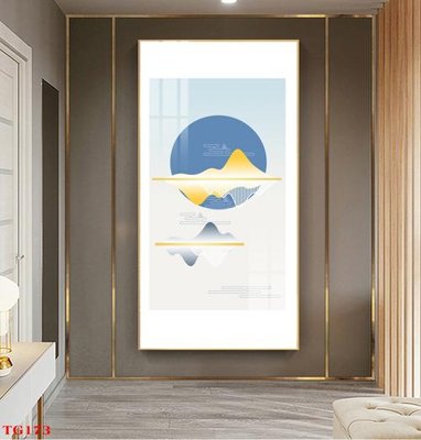 File gốc File tranh bộ in tráng gương hiện đại TG173 (cho in UV) siêu nét