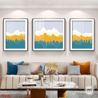 File in trần File tranh bộ in tráng gương hiện đại TG182 (bản gốc 3D) sống động