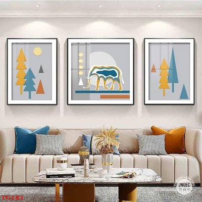 File gốc in ấn File tranh bộ in tráng gương hiện đại TG183 độ phân giải cao