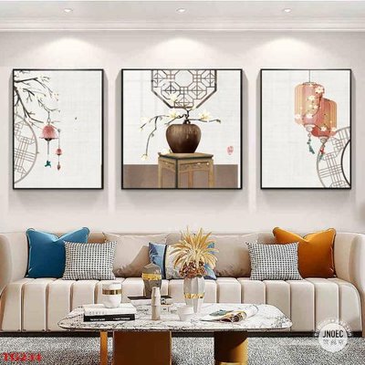 File tranh File tranh bộ in tráng gương hiện đại TG234 (gốc) in vải canvas