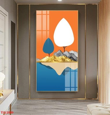 File gốc File tranh bộ in tráng gương hiện đại TG290 (dành cho quảng cáo)