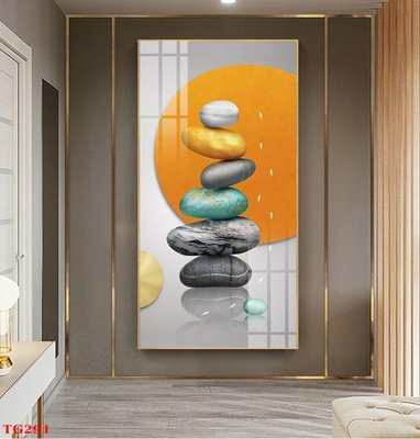 File in trần File tranh bộ in tráng gương hiện đại TG291 (file gốc) xuyên sáng