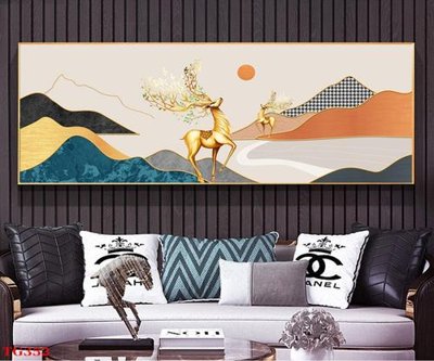 Tải file gốc File tranh bộ in tráng gương hiện đại TG352 (in bạt) quảng cáo