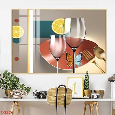File ảnh File tranh bộ in tráng gương hiện đại TG376 (gốc) in PP, decal