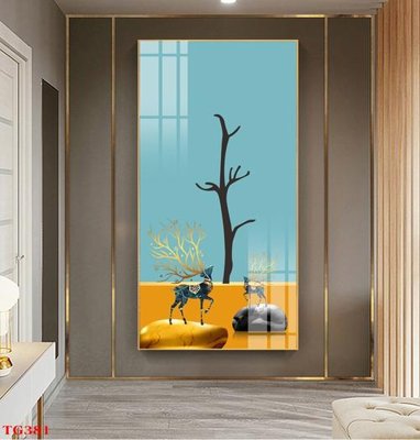 File in ấn File tranh bộ in tráng gương hiện đại TG381 (bản gốc) chất lượng cao