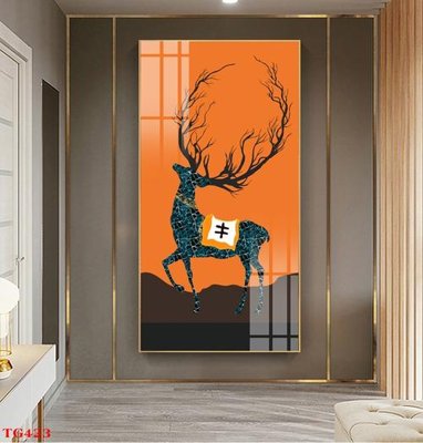 File gốc File tranh bộ in tráng gương hiện đại TG423 (in mica) trang trí