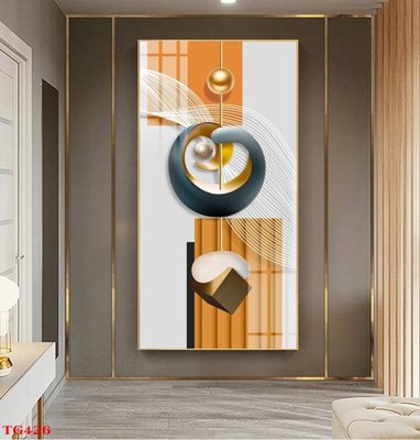 Ảnh gốc file in lụa File tranh bộ in tráng gương hiện đại TG426 chi tiết