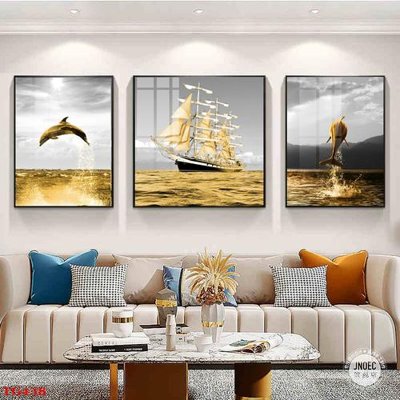 Tải file File tranh bộ in tráng gương hiện đại TG438 (gốc) làm tranh treo tường