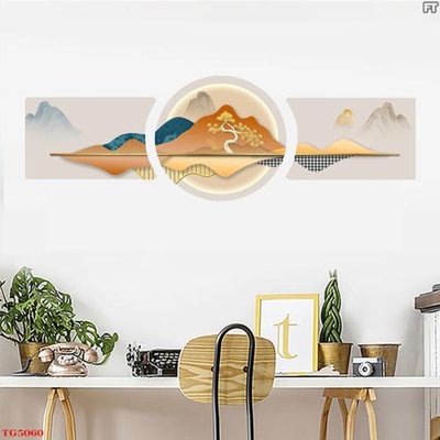 File tranh File tranh bộ tráng gương hiện đại TG5060 (gốc) phong cách tối giản