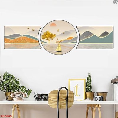 File tranh quảng cáo File tranh bộ tráng gương hiện đại TG5065 (download file gốc)