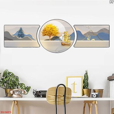 Tải file File tranh bộ tráng gương hiện đại TG5075 (gốc) in trên mọi chất liệu