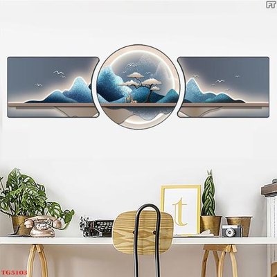 File tranh PSD File tranh bộ tráng gương hiện đại TG5103 chất lượng cao