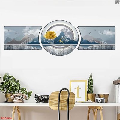 File in trần File tranh bộ tráng gương hiện đại TG5104 (file gốc) chủ đề vũ trụ