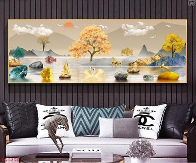 File tranh File tranh bộ tráng gương hiện đại TG5250 (gốc) in film