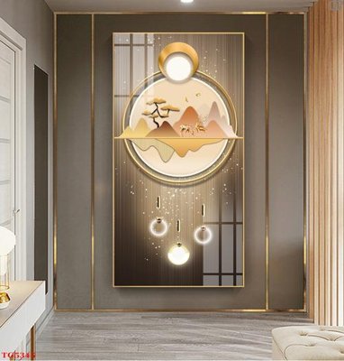 File gốc File tranh bộ tráng gương hiện đại TG5345 (chủ đề hiện đại) trang trí