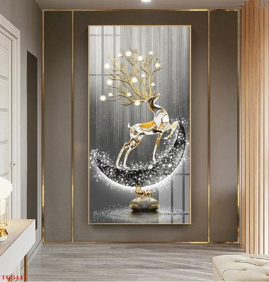 Tải file File tranh bộ tráng gương hiện đại TG5411 (gốc) chủ đề hoa sen