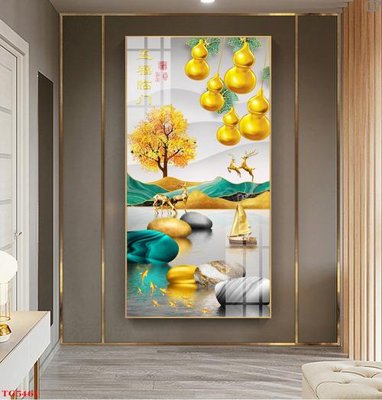 File tranh File tranh bộ tráng gương hiện đại TG5461 (gốc) in film
