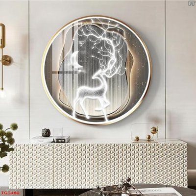 File tranh trang trí File tranh bộ tráng gương hiện đại TG5486 (file gốc)