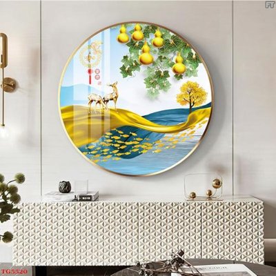 File gốc File tranh bộ tráng gương hiện đại TG5520 (in tráng gương) hiện đại