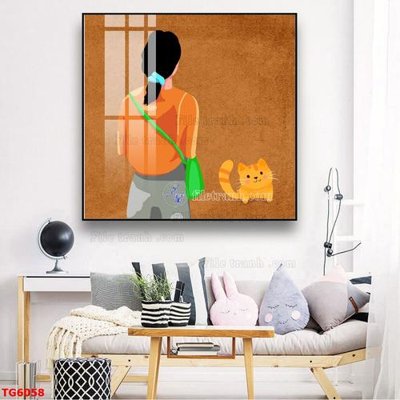 File gốc File bộ tranh treo tráng gương TG6058 (bản quyền) cho in ấn