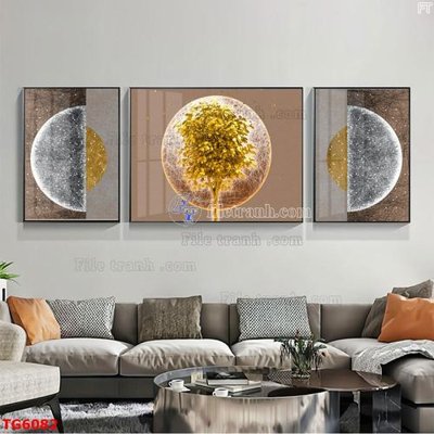 File tranh File bộ tranh treo tráng gương TG6082 (ảnh gốc) không bị mờ