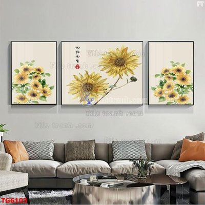 File gốc File bộ tranh treo tráng gương TG6103 (thiết kế) cho in ấn