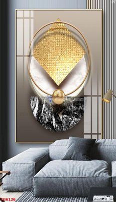 File tranh trang trí File bộ tranh treo tráng gương TG6126 (tải file gốc)