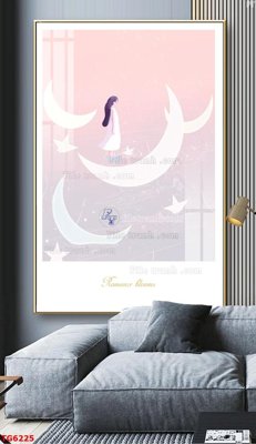 File gốc File bộ tranh treo tráng gương TG6225 (chủ đề hiện đại) trang trí