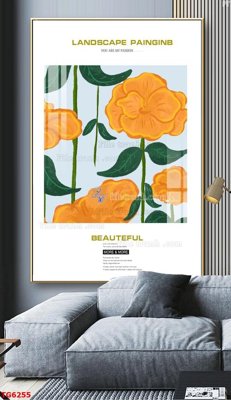 Ảnh gốc file in lụa File bộ tranh treo tráng gương TG6255 chi tiết