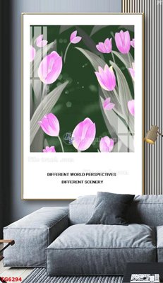 File gốc File bộ tranh treo tráng gương TG6294 (in lụa) tranh thuận buồm