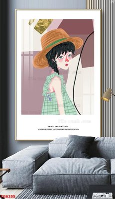 Cung cấp file tranh gốc File bộ tranh treo tráng gương TG6355 độc quyền