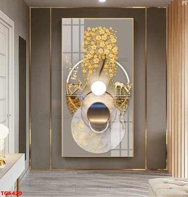 File PSD File bộ tranh treo tráng gương TG6420 (gốc) tách lớp chi tiết