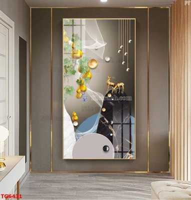 File in ấn cao cấp File bộ tranh treo tráng gương TG6431 (file gốc)