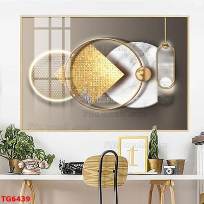 File gốc File bộ tranh treo tráng gương TG6439 (PSD/TIFF) độ phân giải cao