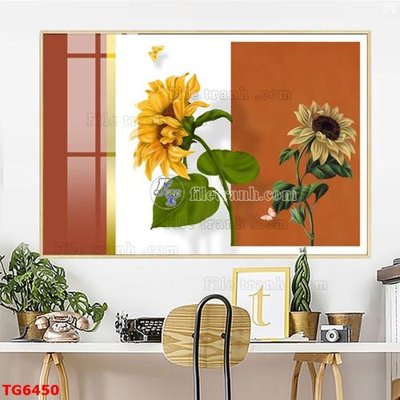 File tranh File bộ tranh treo tráng gương TG6450 (ảnh gốc) cho in ấn kỹ thuật số