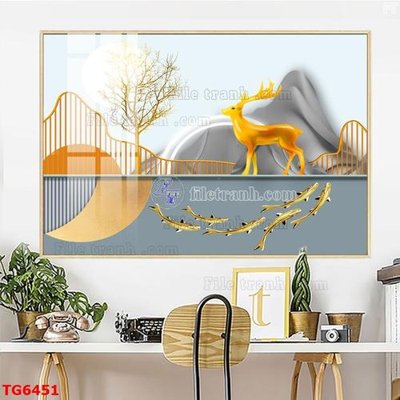 File PSD File bộ tranh treo tráng gương TG6451 (nguyên gốc) chất lượng cao