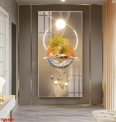 File tranh File bộ tranh treo tráng gương TG6469 (bản gốc) trang trí văn phòng