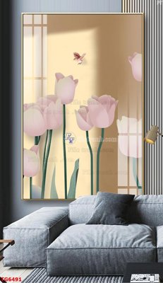 File tranh gốc File bộ tranh treo tráng gương TG6491 (bản quyền) file PSD