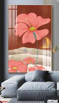 File tranh File bộ tranh treo tráng gương TG6497 (gốc) phong cách tối giản