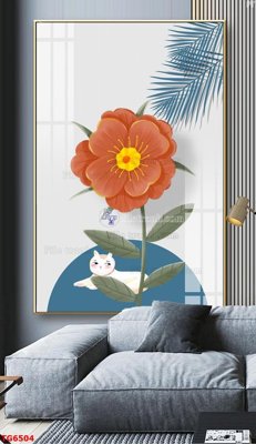 File tranh PSD File bộ tranh treo tráng gương TG6504 chất lượng cao