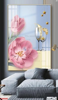 File in lụa File bộ tranh treo tráng gương TG6559 (chất lượng cao) File bộ tranh treo tráng gương TG6559