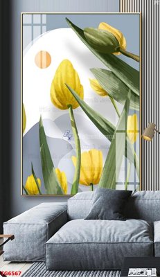 File ảnh File bộ tranh treo tráng gương TG6567 (gốc) in standee