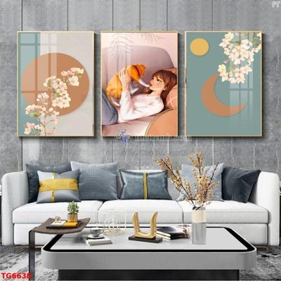 File tranh File bộ tranh treo tráng gương TG6638 (ảnh gốc) độc quyền